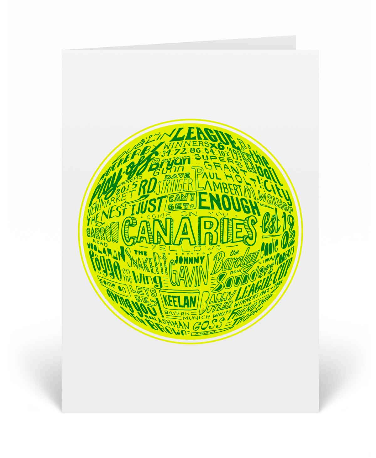 Sketch Book - Norwich City Card