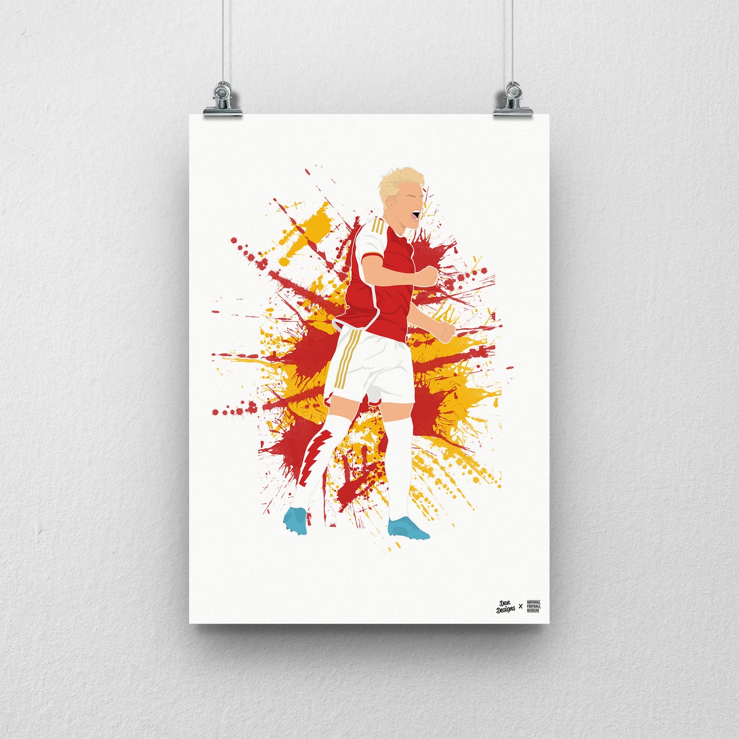 Martin Ødegaard A3 Print - DanDesignsGB