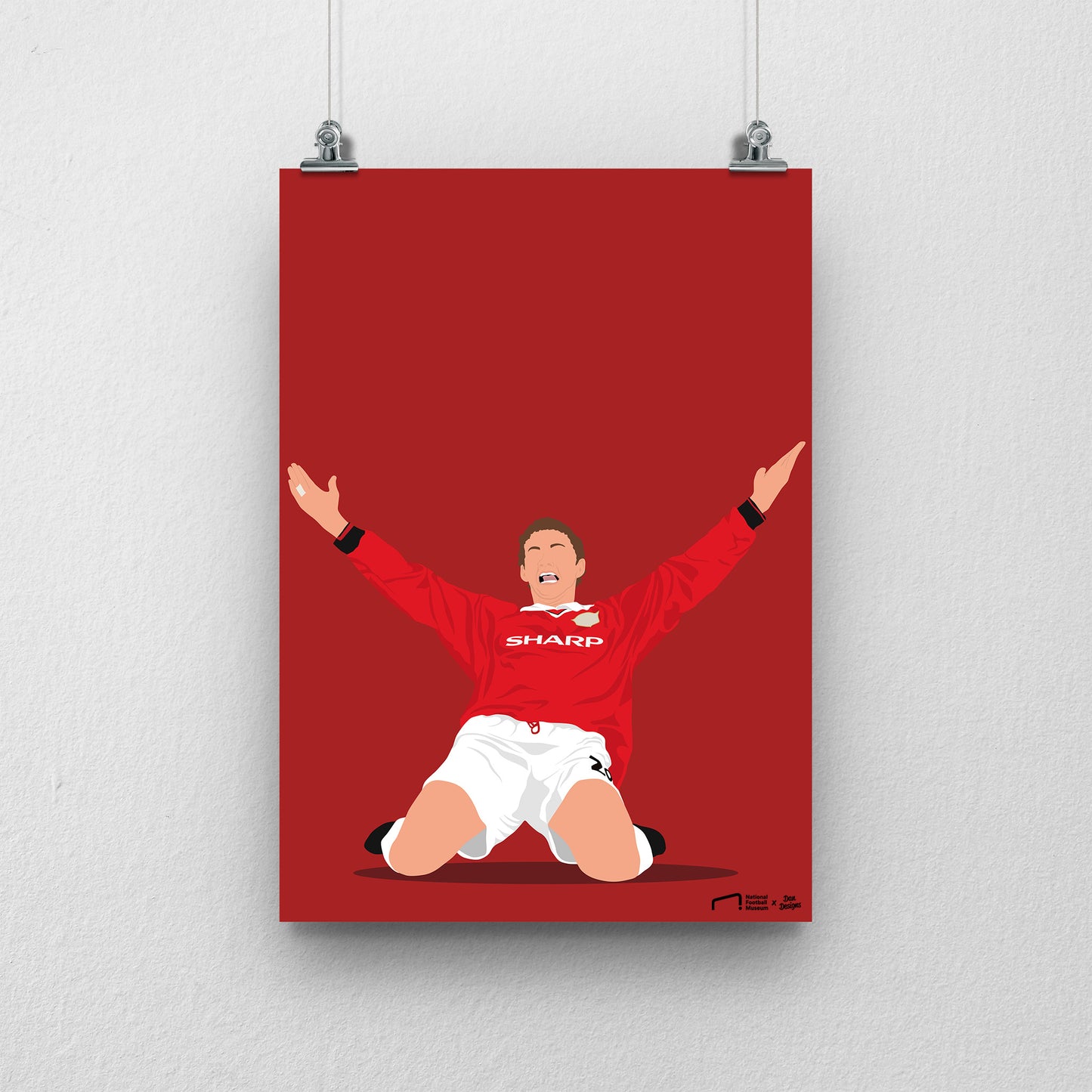 Ole Gunnar Solskjaer Print - DanDesignsGB