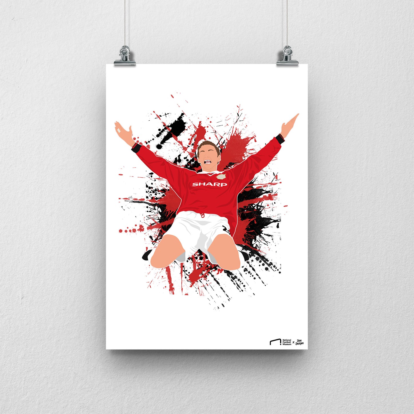 Ole Gunnar Solskjaer Print - DanDesignsGB