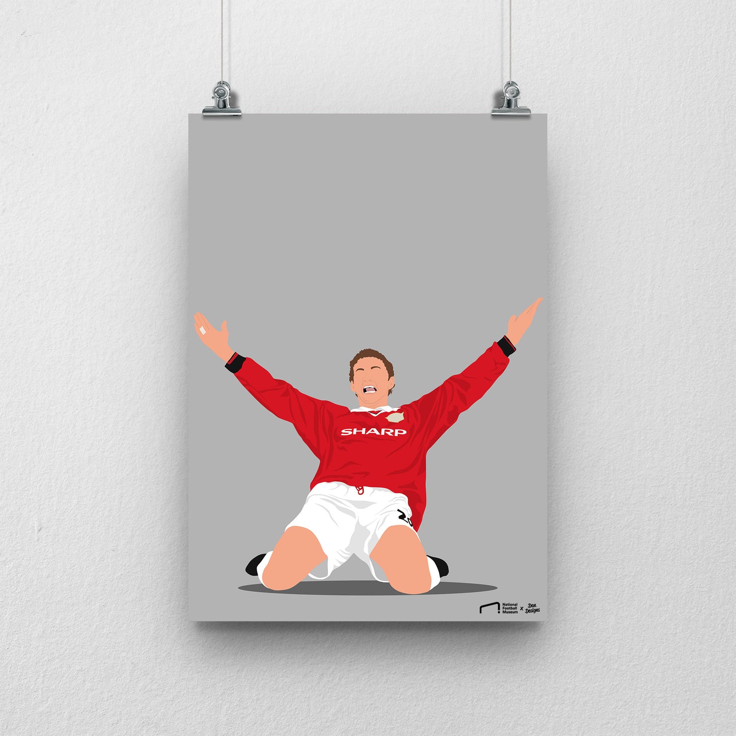 Ole Gunnar Solskjaer Print - DanDesignsGB