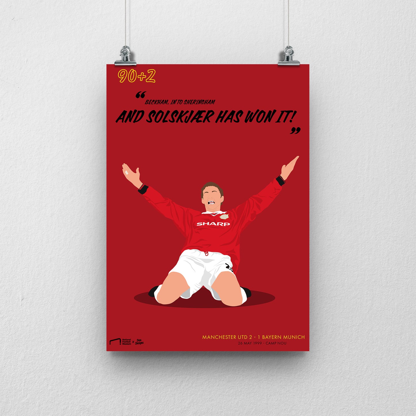 Ole Gunnar Solskjaer Print - DanDesignsGB