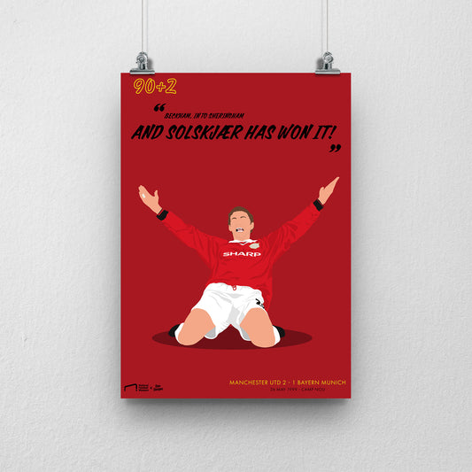 Ole Gunnar Solskjaer Print - DanDesignsGB