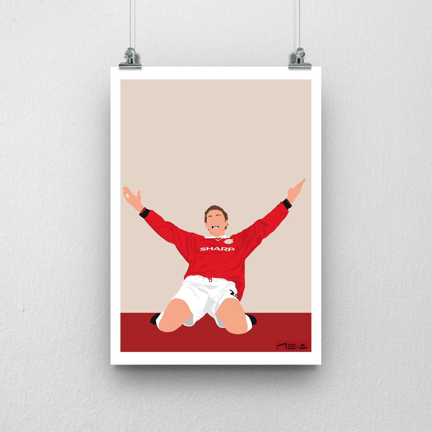 Ole Gunnar Solskjaer Print - DanDesignsGB