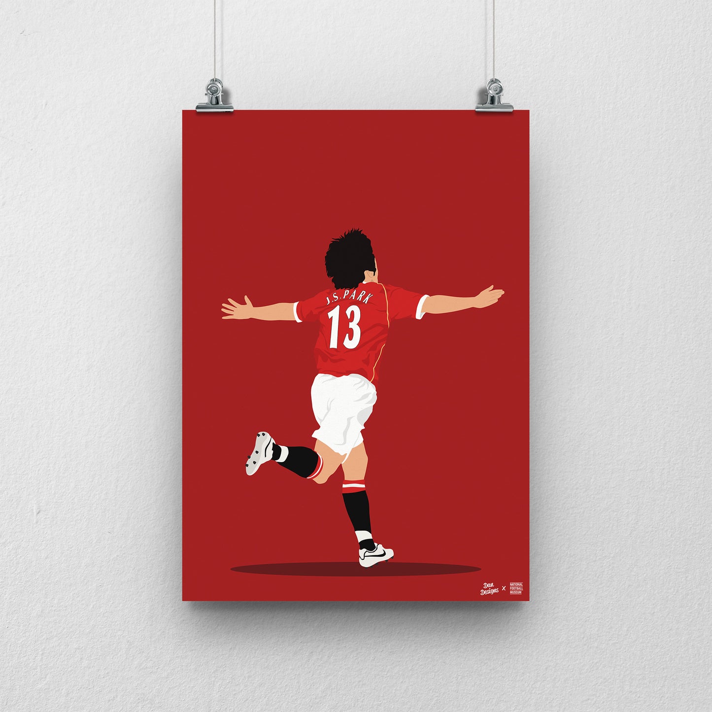 Park Ji-Sung A3 Print - DanDesignsGB