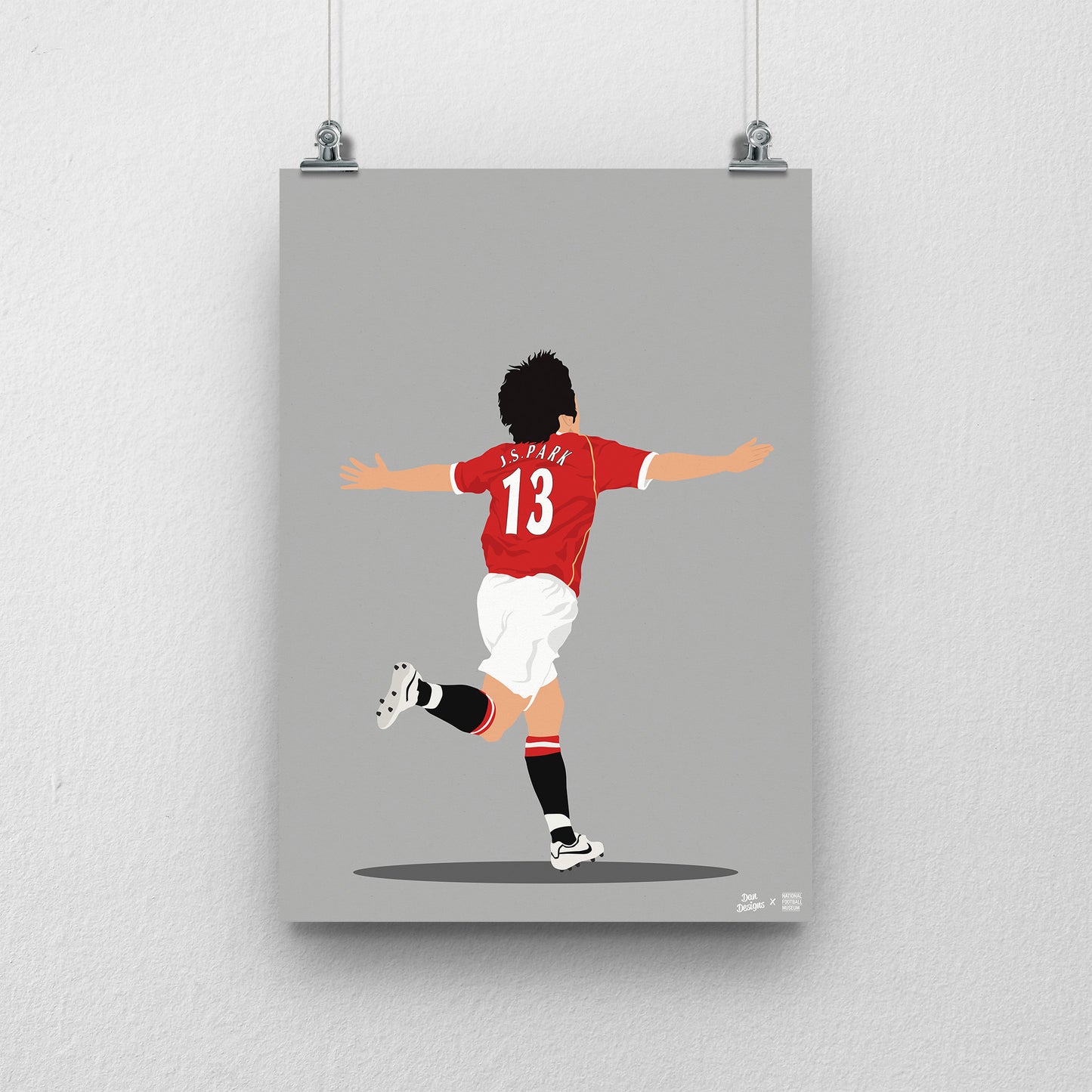 Park Ji-Sung A3 Print - DanDesignsGB