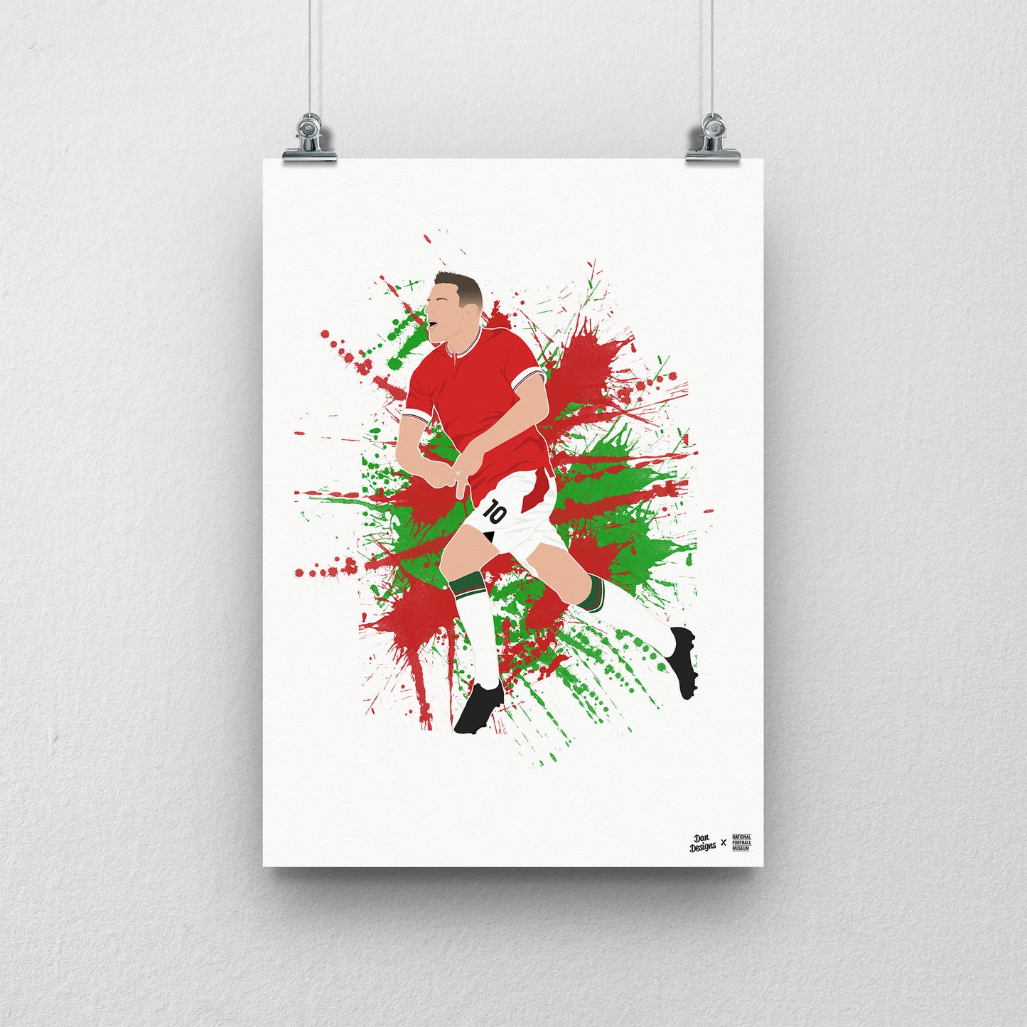 Paul Mullin A3 Print - DanDesignsGB