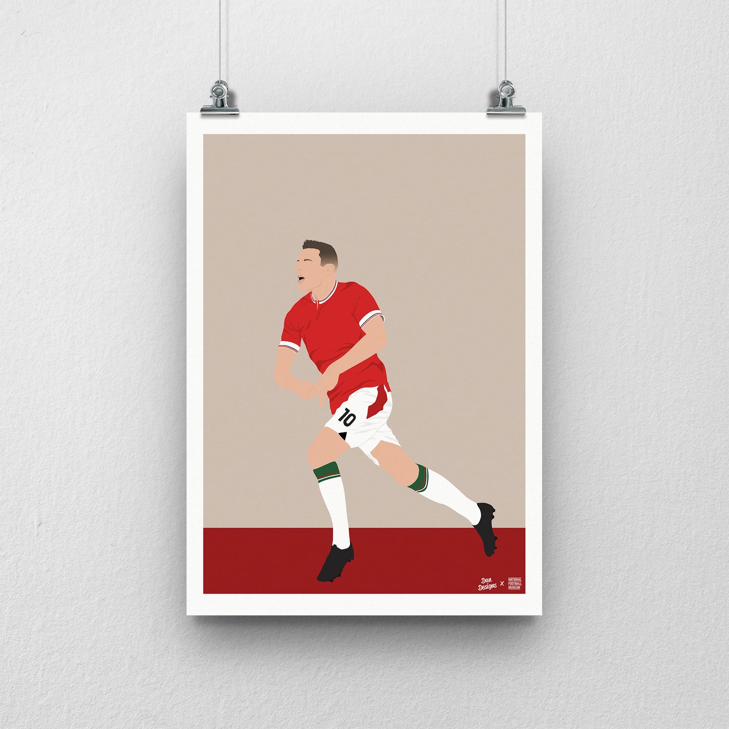 Paul Mullin A3 Print - DanDesignsGB