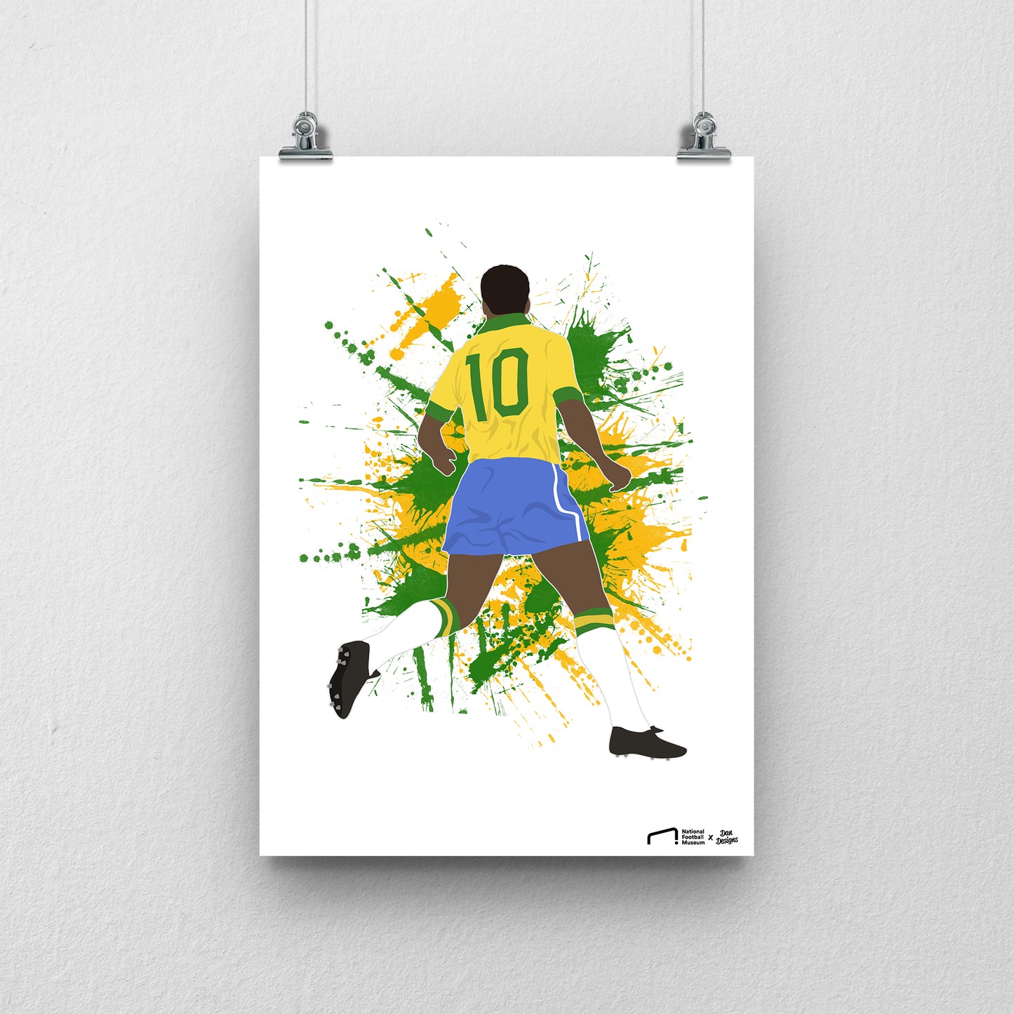 Pelé Brazil Print - DanDesignsGB