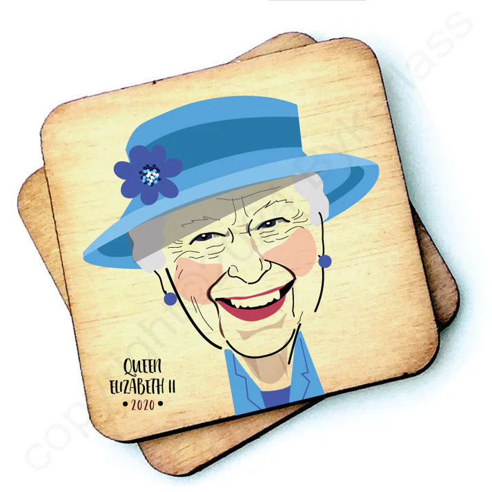 The Queen (2020) Wooden Coasters