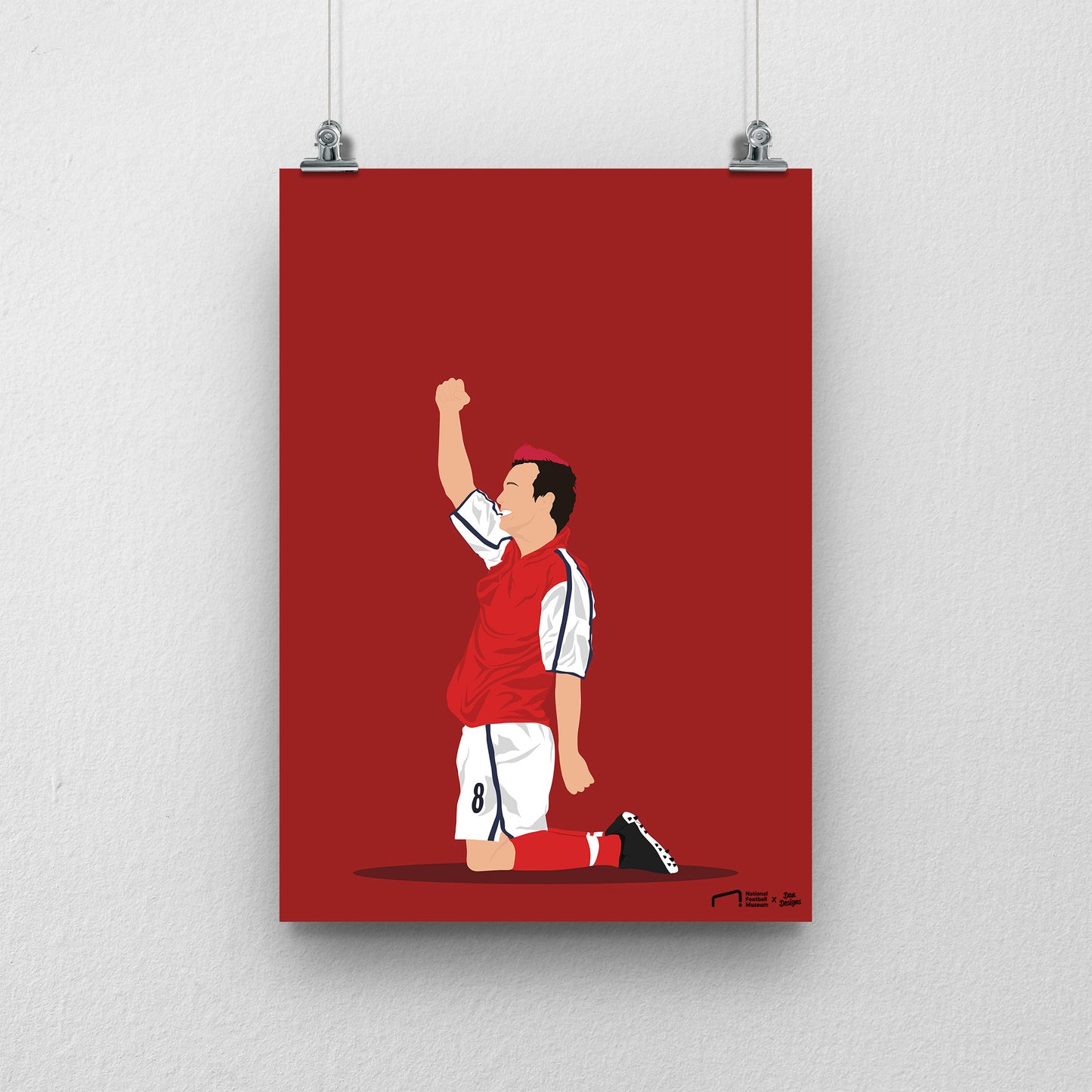 Freddie Ljungberg Arsenal Print - DanDesignsGB