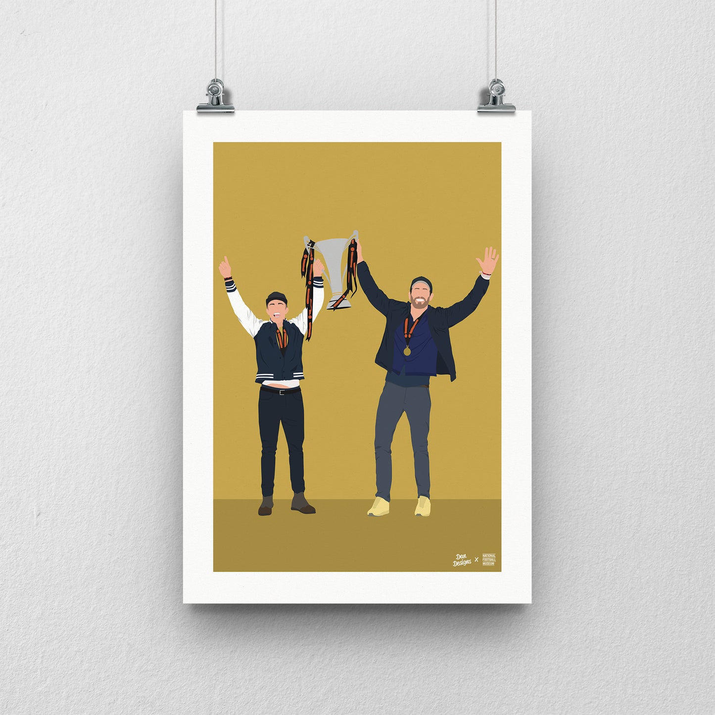 Ryan Reynolds and Rob McElhenney A3 Print - DanDesignsGB