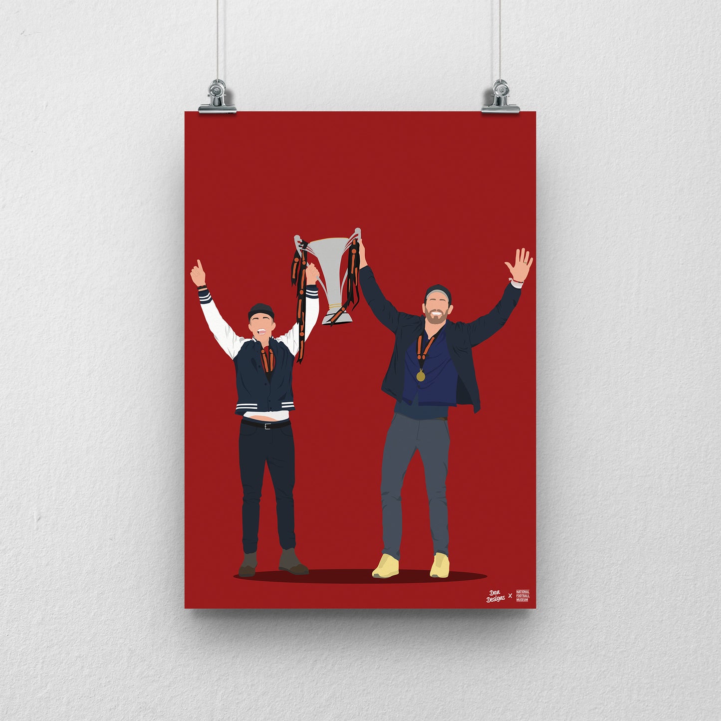 Ryan Reynolds and Rob McElhenney A3 Print - DanDesignsGB