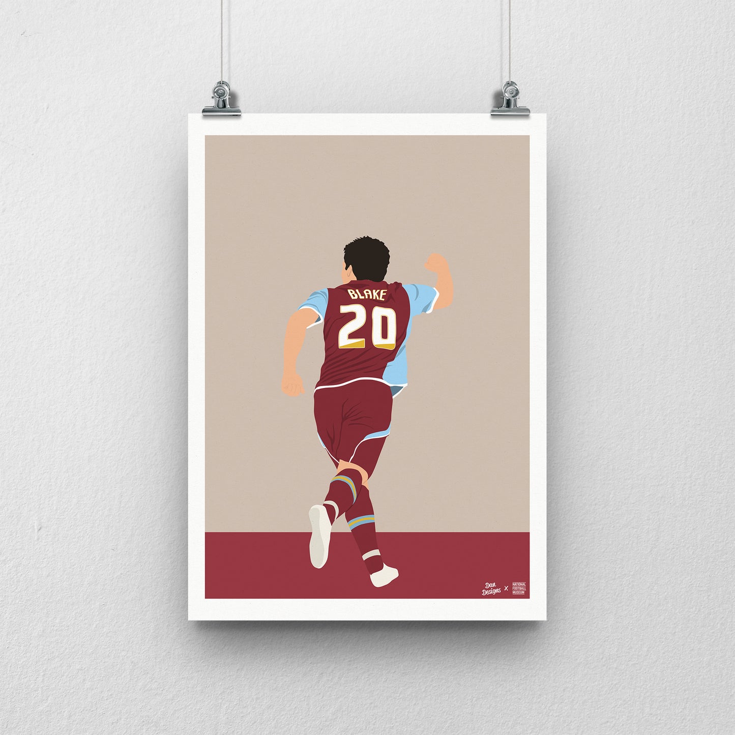 Robbie Blake A3 Print - DanDesignsGB