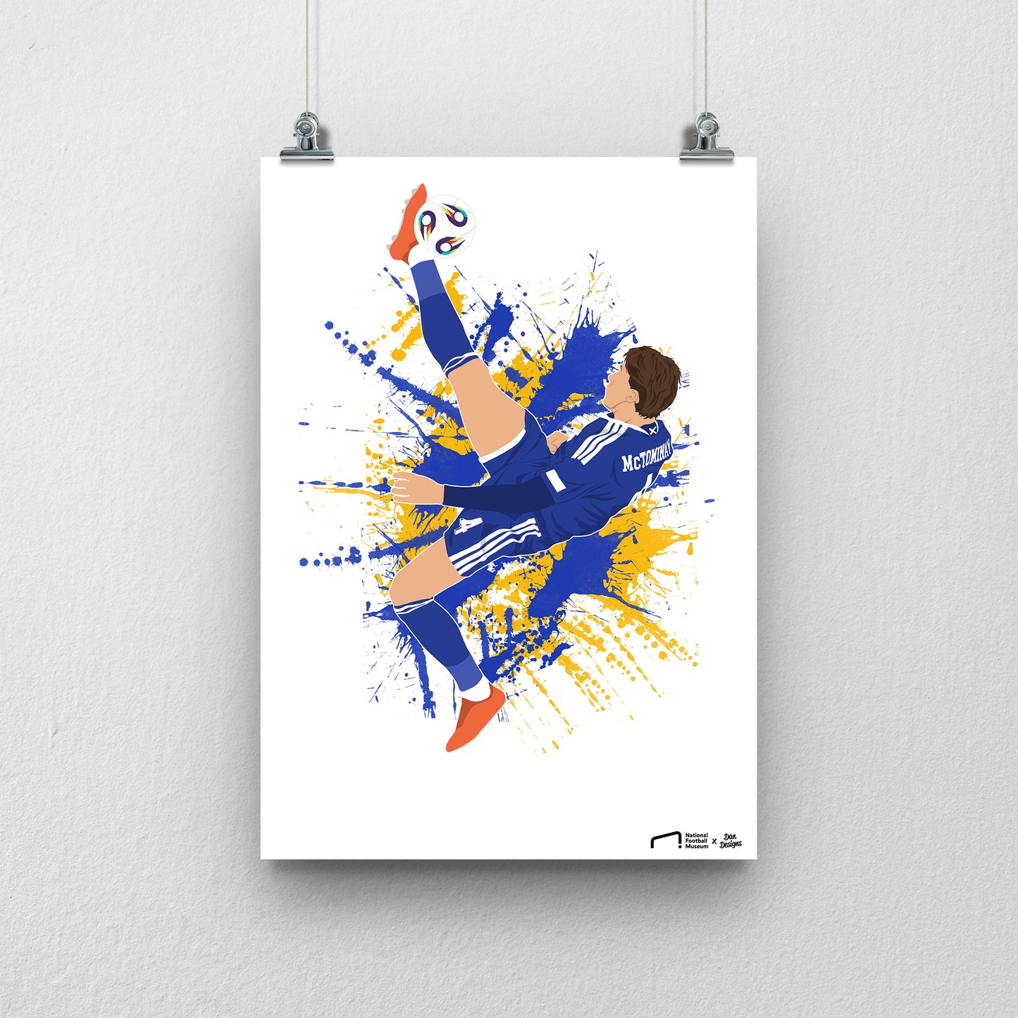Scott McTominay Scotland Print - DanDesignsGB