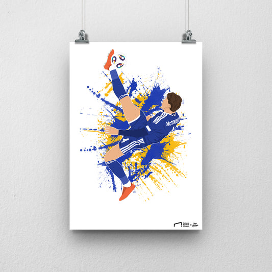Scott McTominay Scotland Print - DanDesignsGB