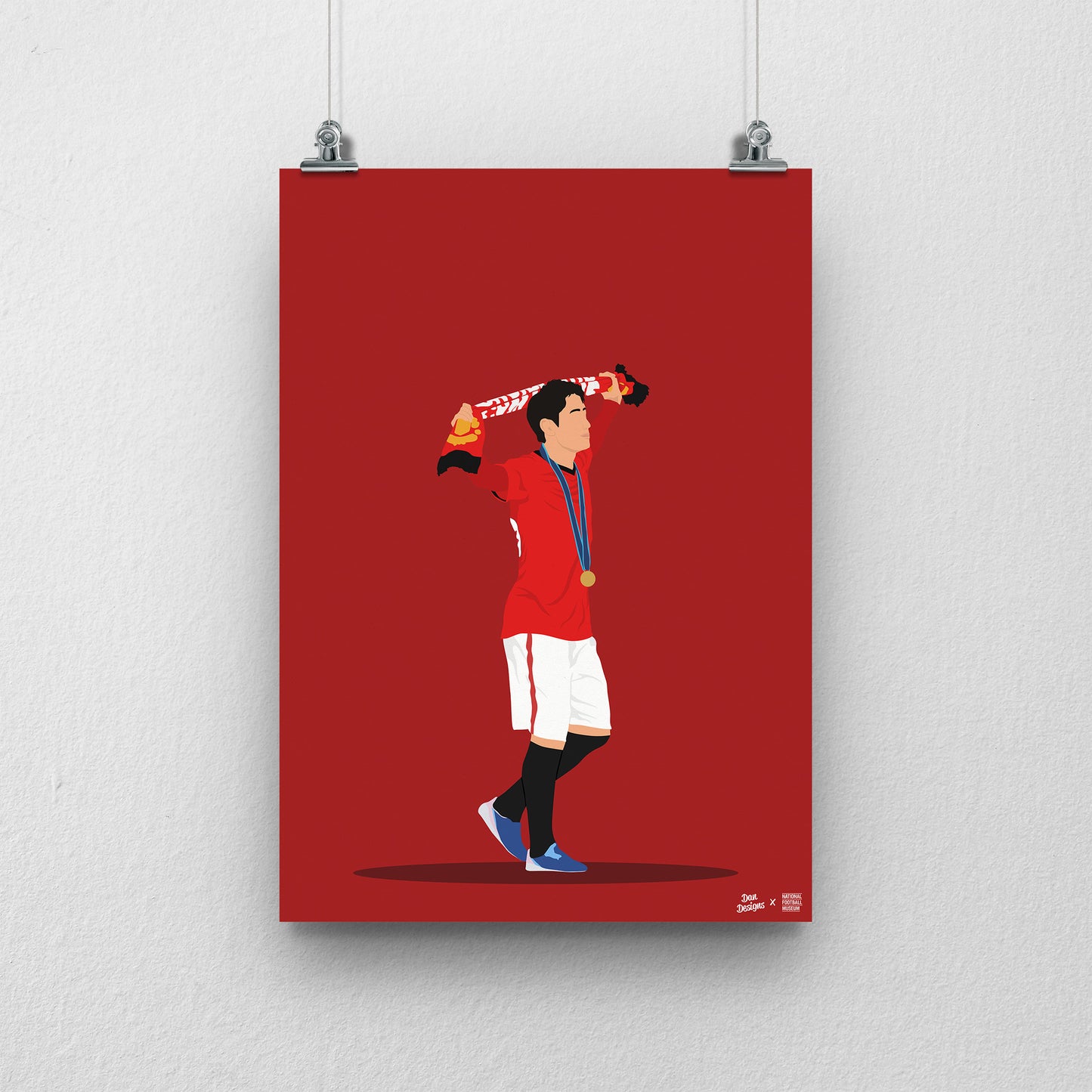 Shinji Kagawa A3 Print - DanDesignsGB