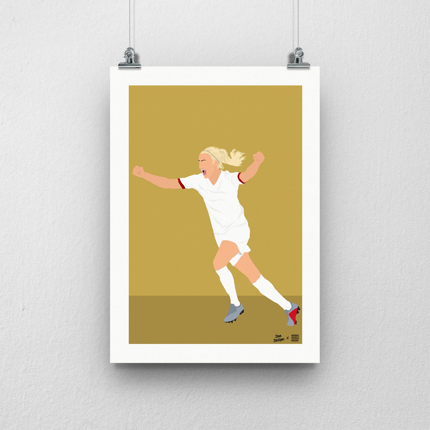 Steph Houghton A3 Print - DanDesignsGB