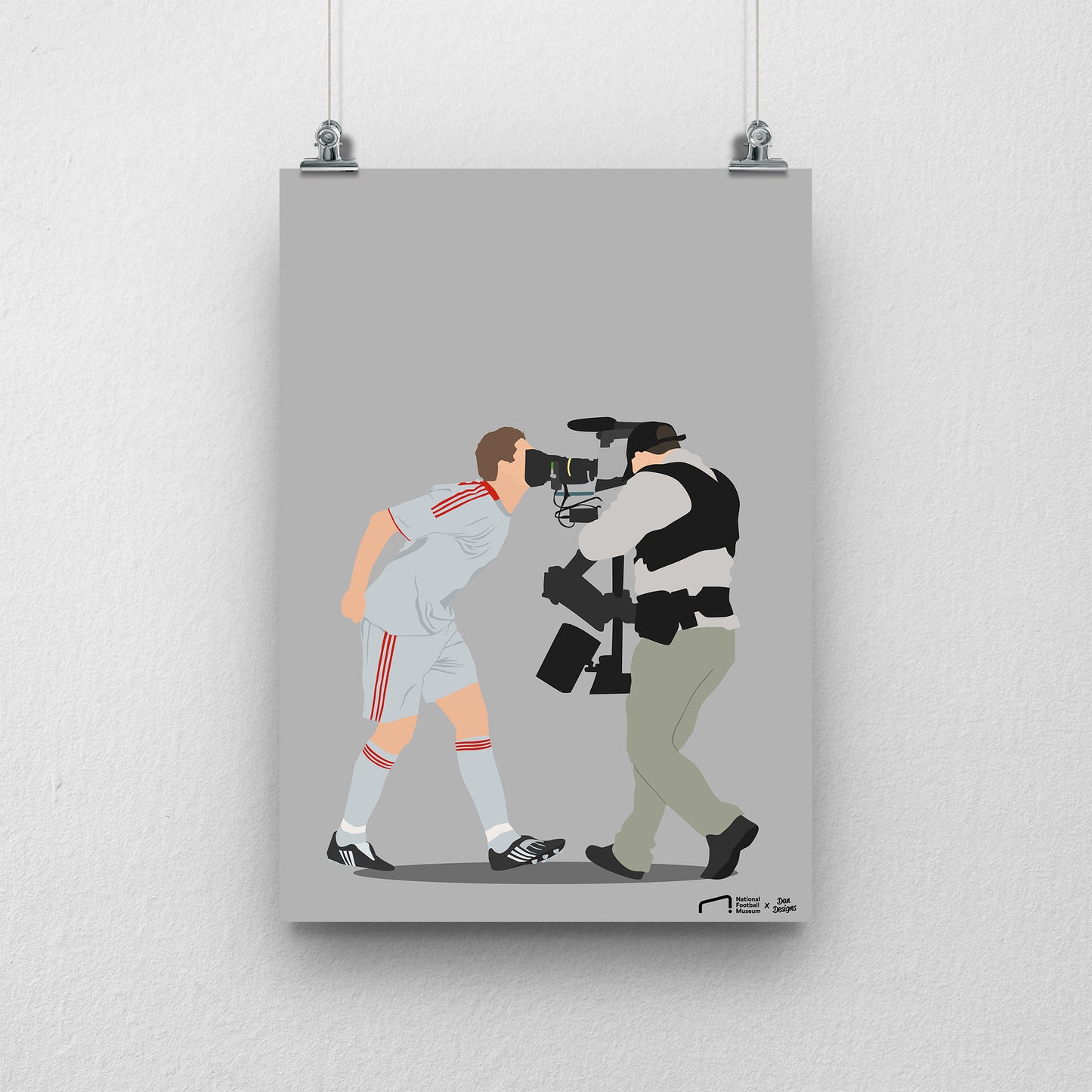 Steven Gerrard Print - DanDesignsGB