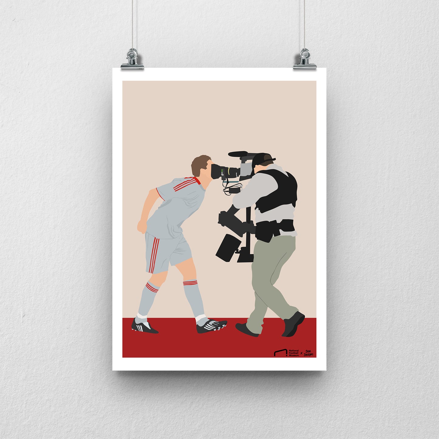 Steven Gerrard Print - DanDesignsGB