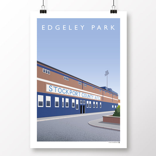 Stockport County Edgeley Park Danny Bergara Stand - Matthew J I Wood