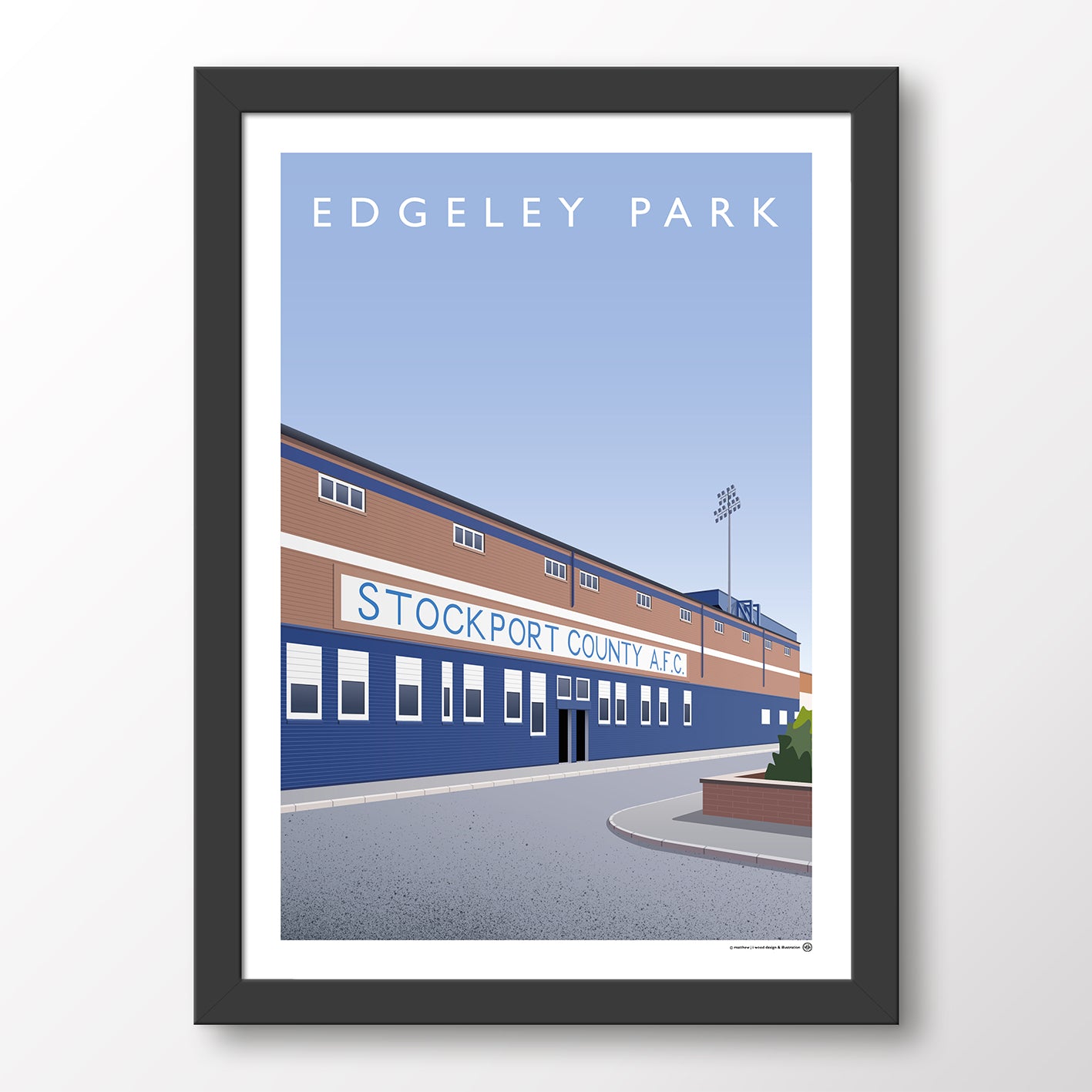 Stockport County Edgeley Park Danny Bergara Stand - Matthew J I Wood