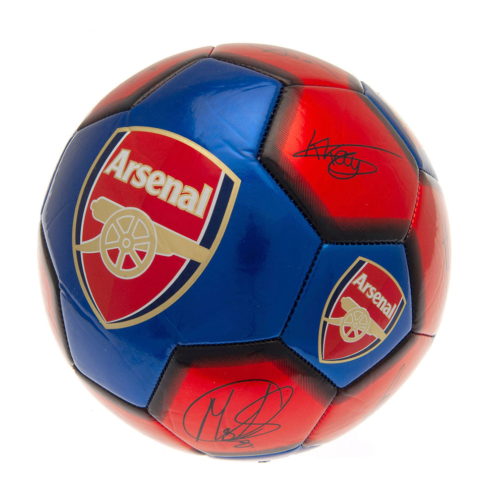 Arsenal Mini Signature Footballs (Red and Blue)