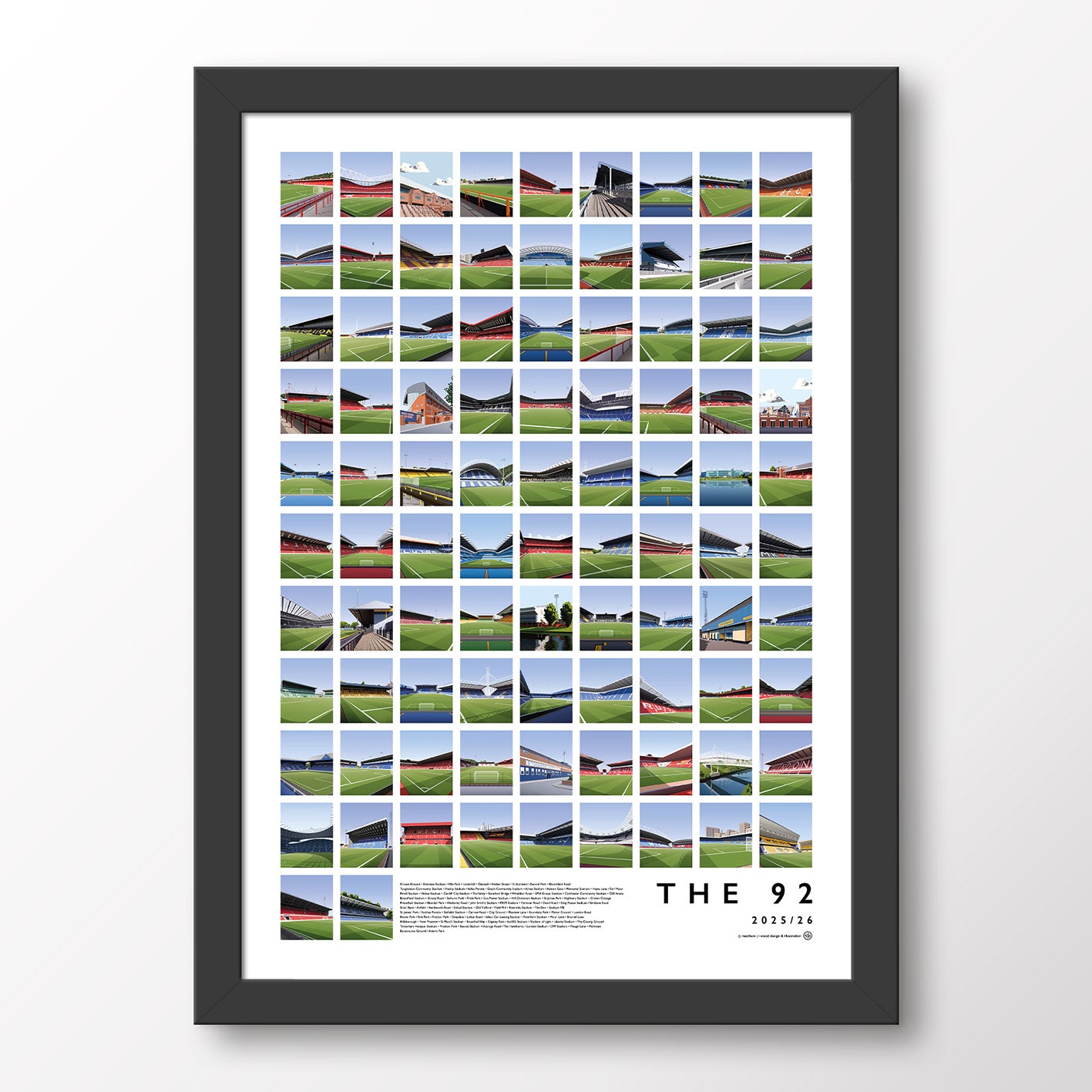 The 92 Poster - Matthew J I Wood