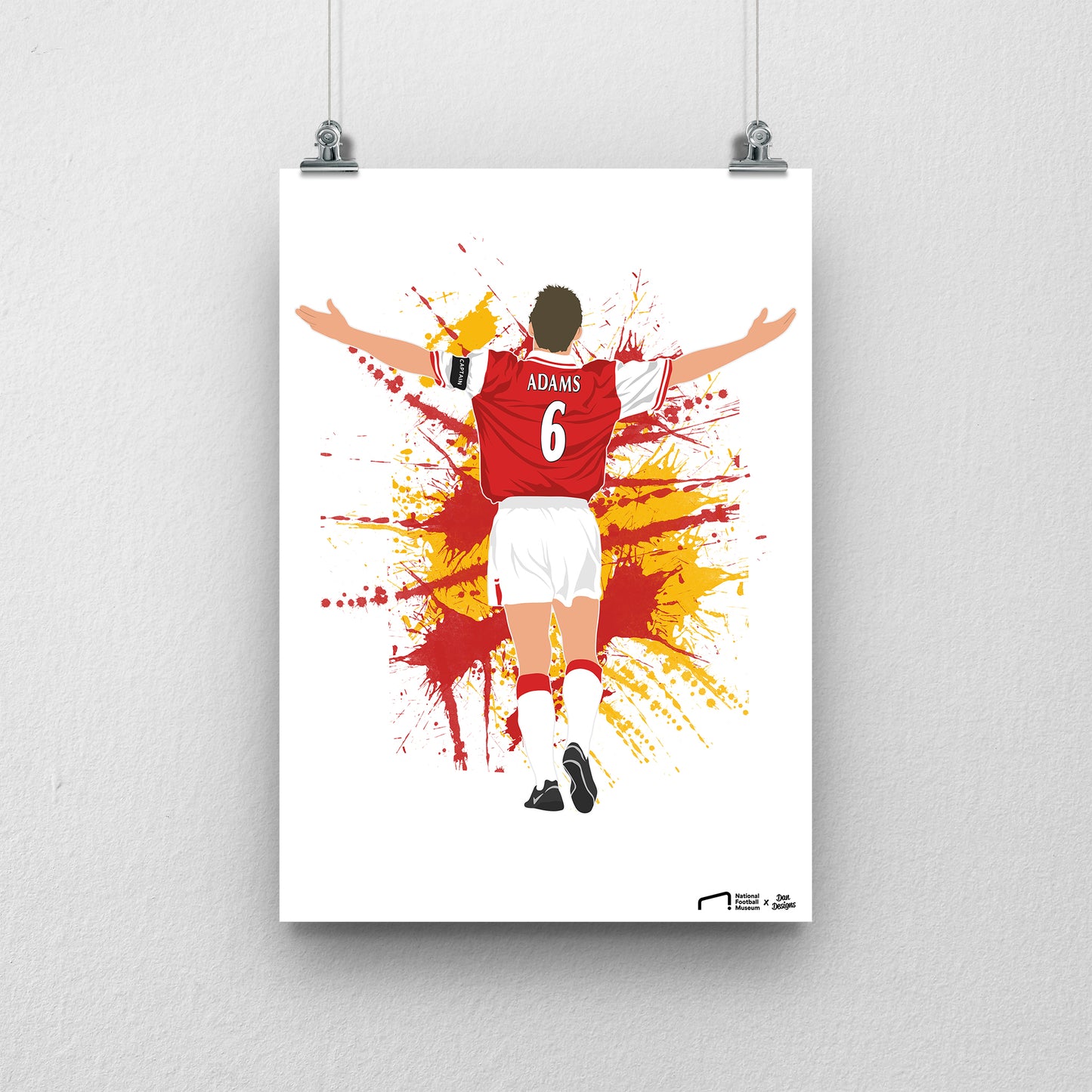 Tony Adams Print - DanDesignsGB