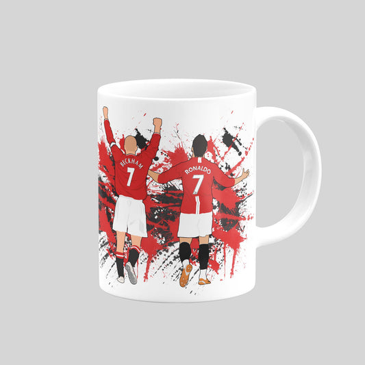 Manchester United Number 7s Mug - Dan Designs