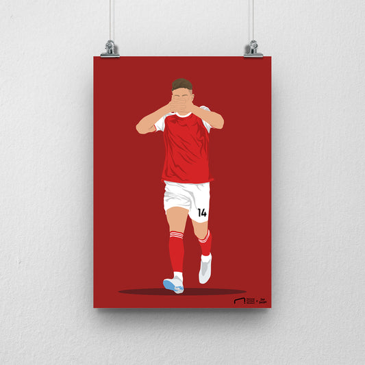 Victor Gyokeres Print - DanDesignsGB