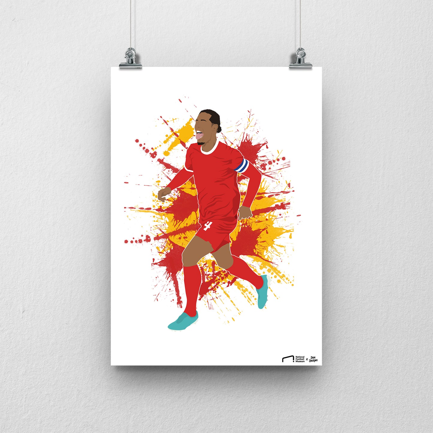 Virgil Van Dijk Print - DanDesignsGB