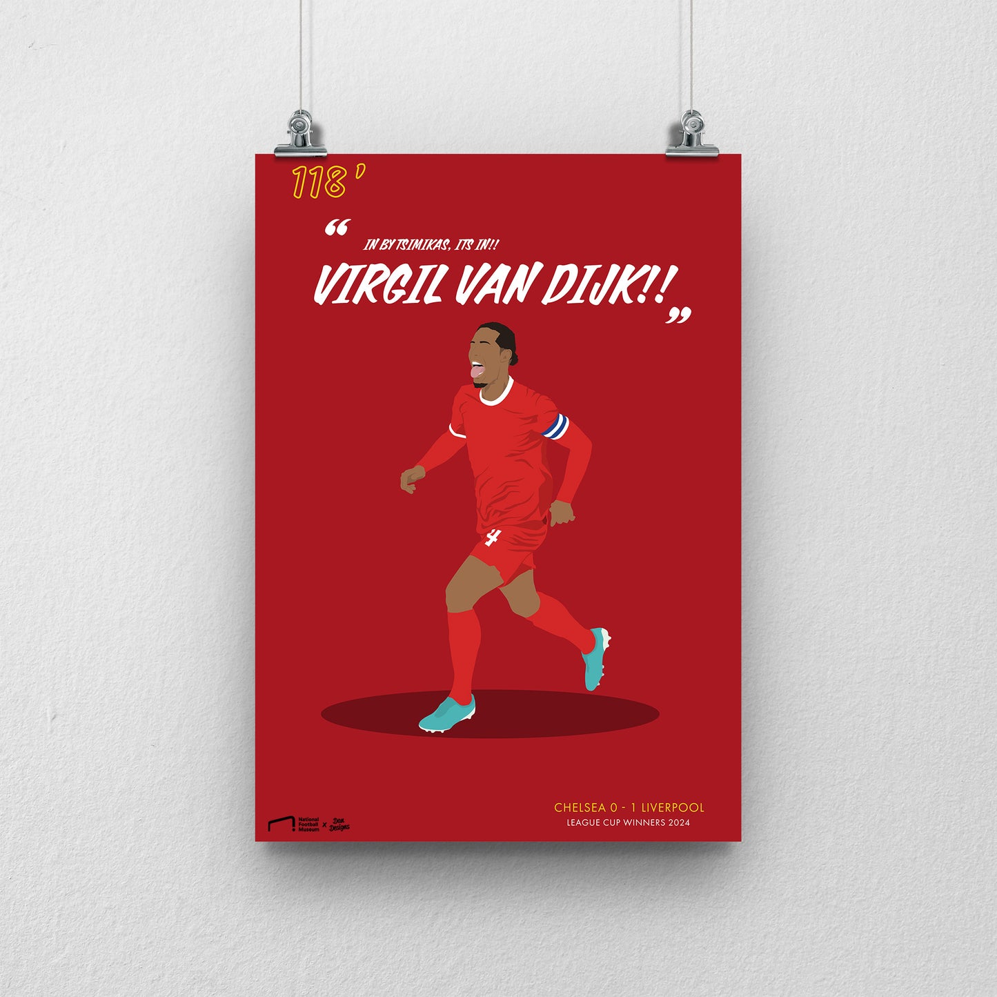 Virgil Van Dijk Print - DanDesignsGB