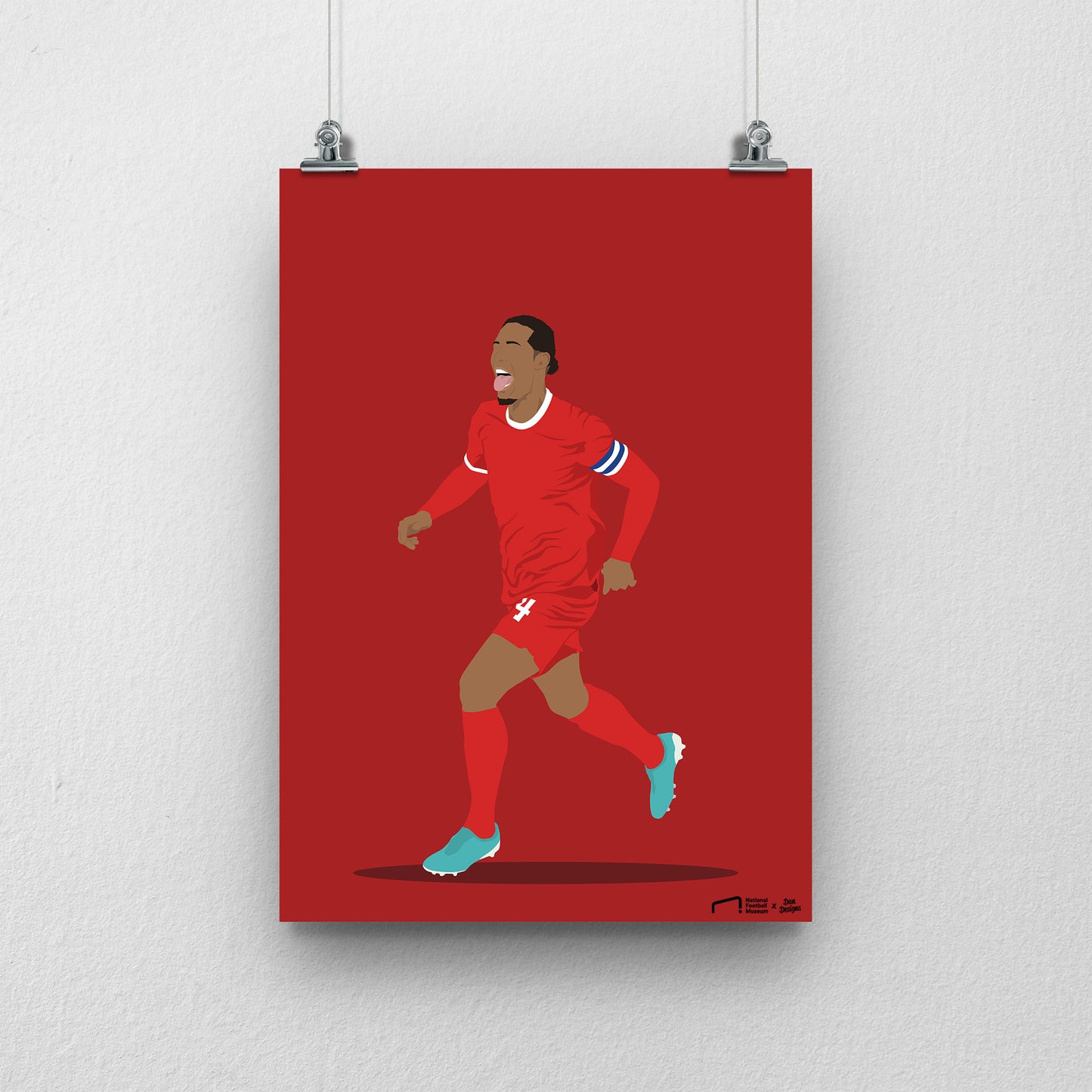 Virgil Van Dijk Print - DanDesignsGB