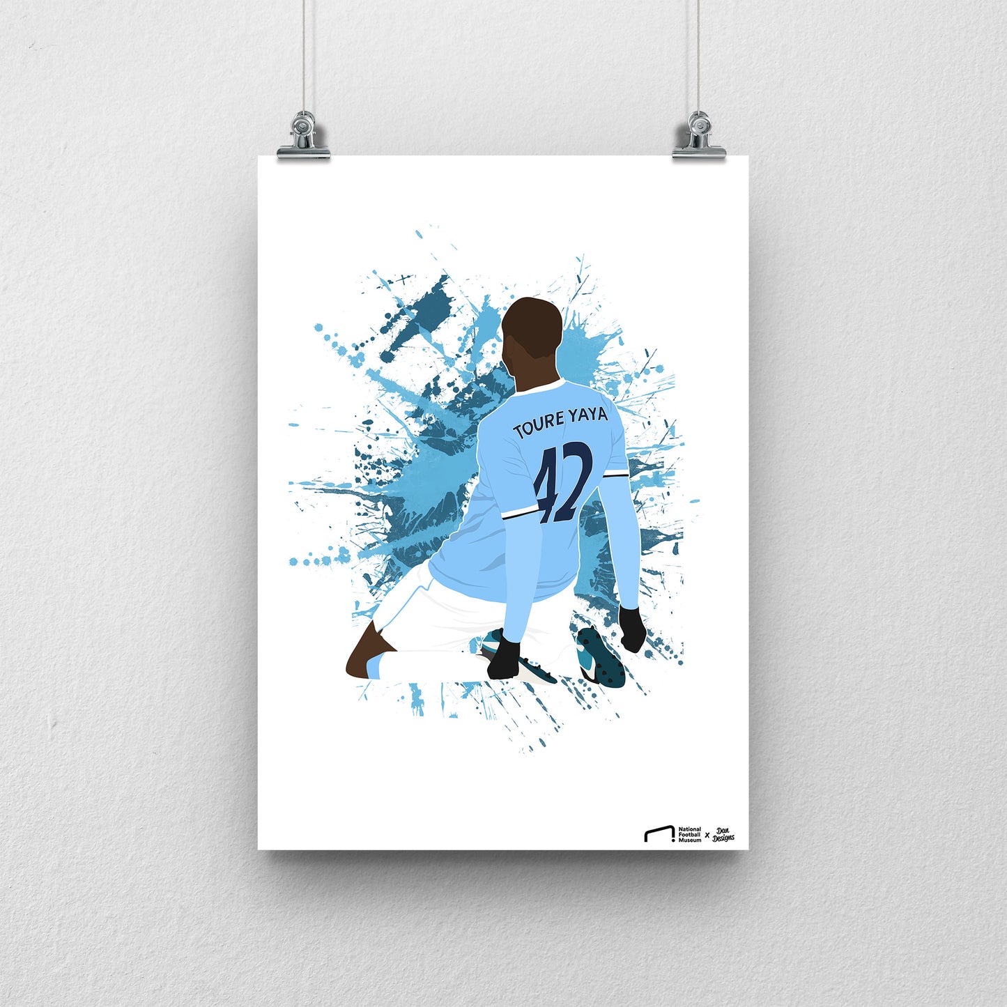 Yaya Touré Print - DanDesignsGB