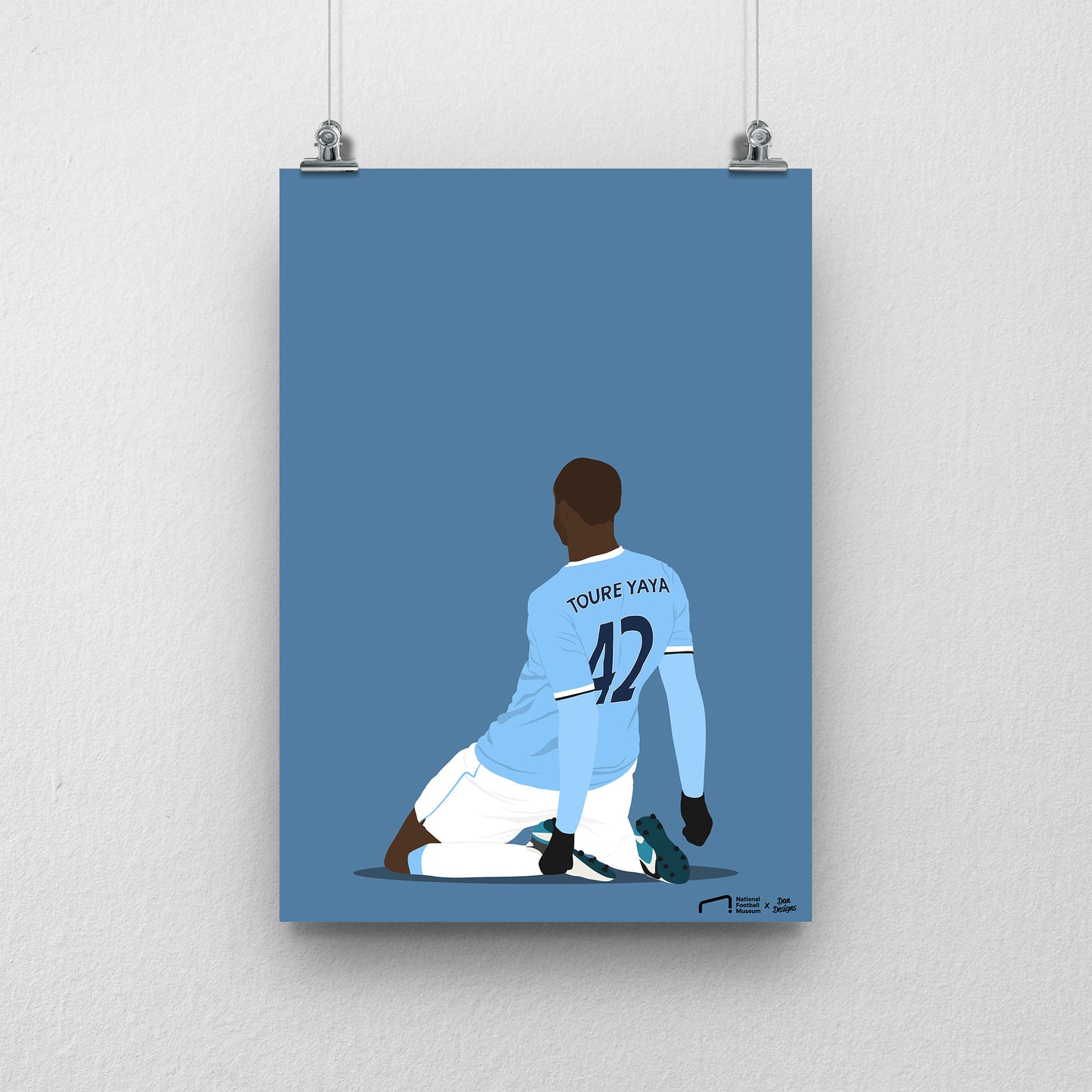 Yaya Touré Print - DanDesignsGB
