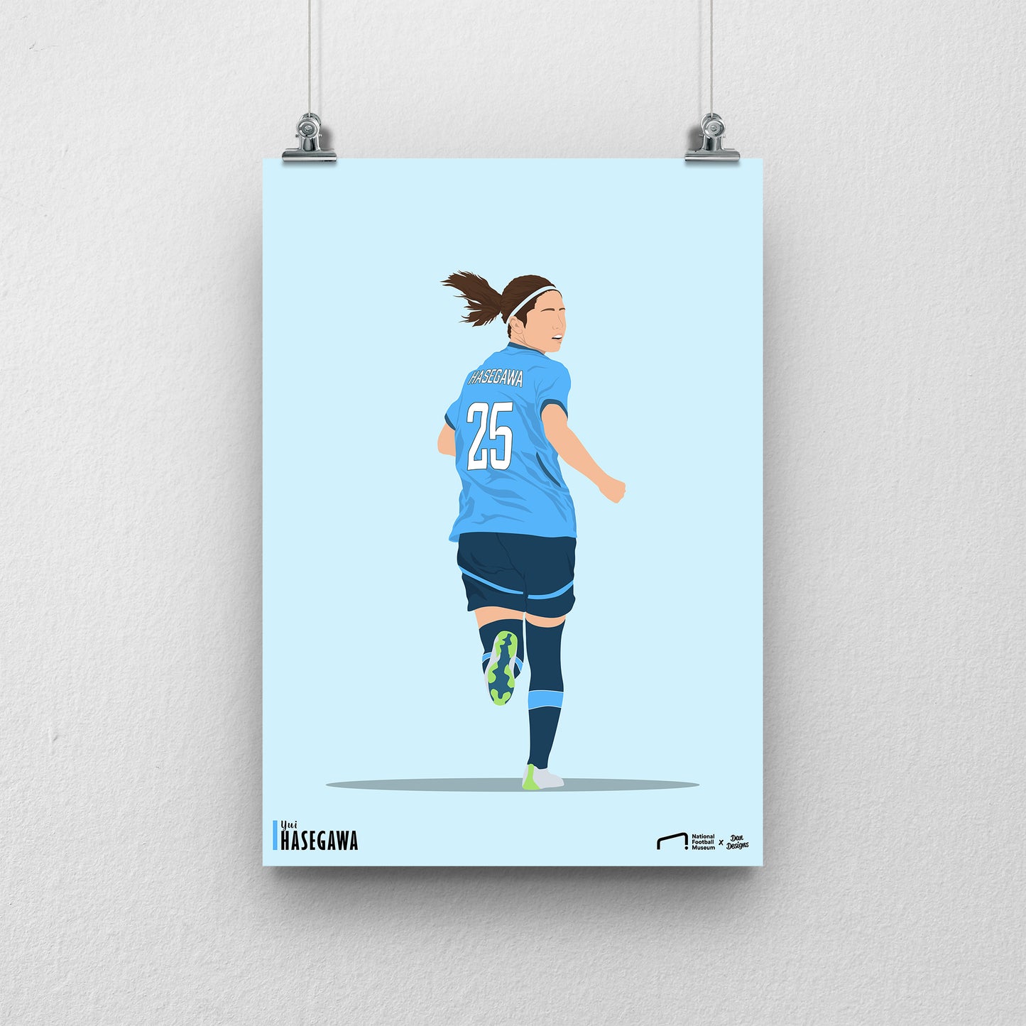 Yui Hasegawa Manchester City Print - DanDesignsGB