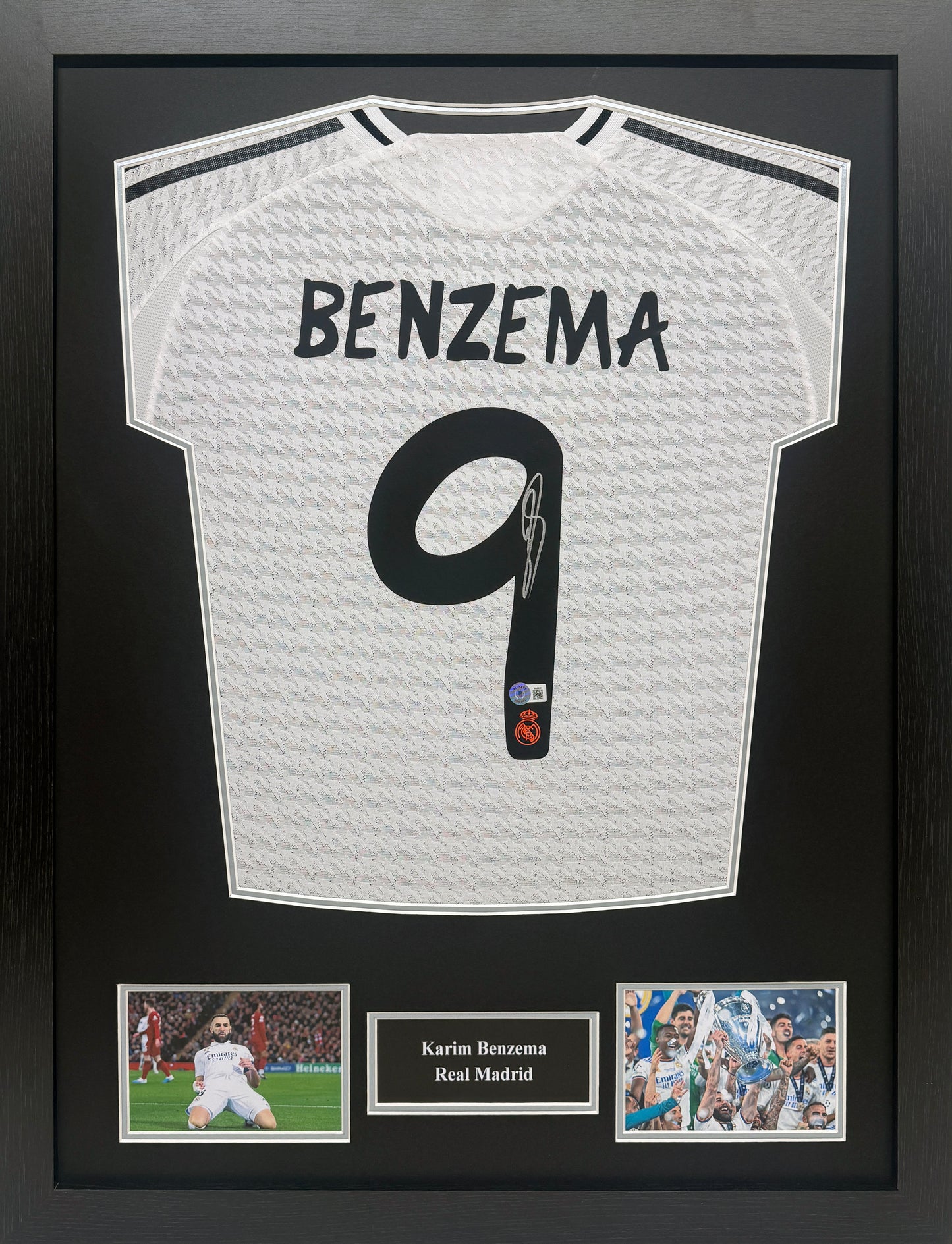 Benzema Signed Real Madrid Shirt