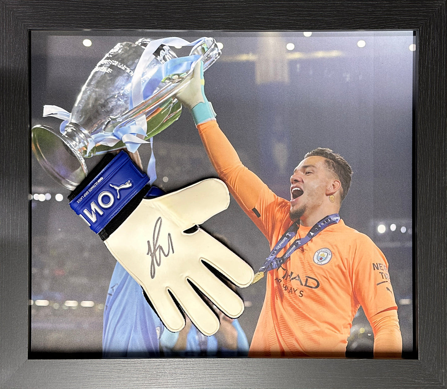 Ederson Signed Goalkeeper Glove