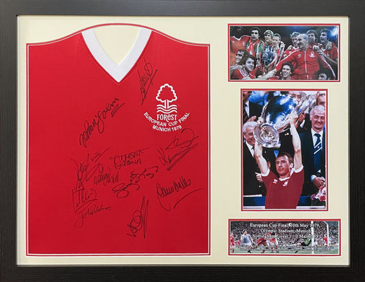 Nottingham Forest 1979 European Cup Winners Signed Shirt