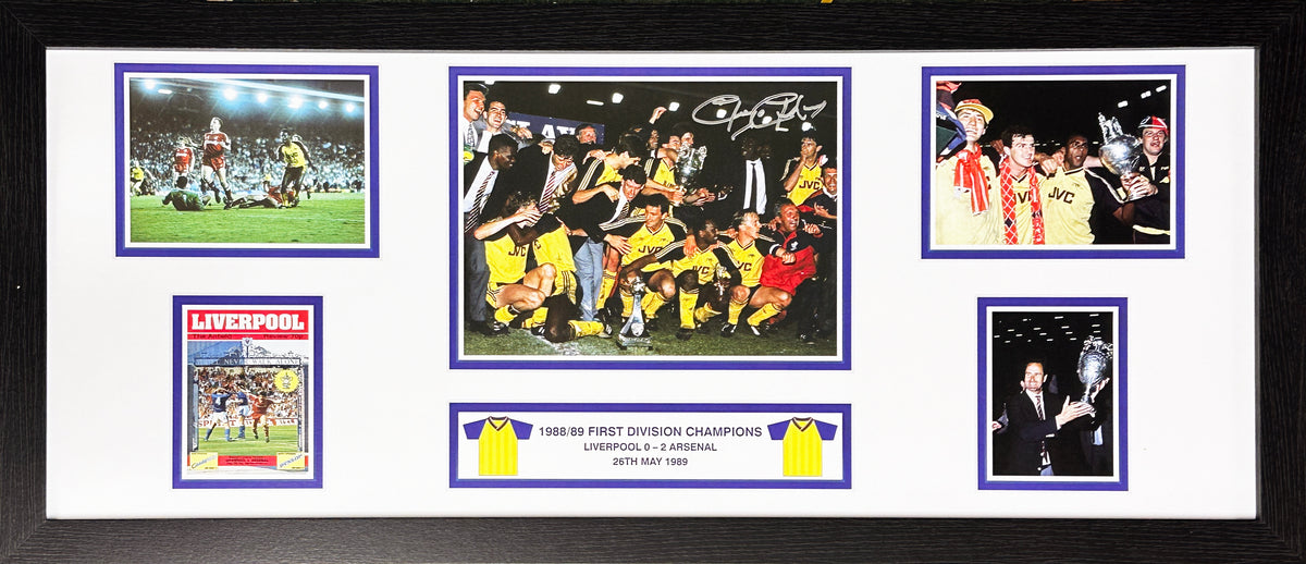 George Graham Signed Arsenal Storyboard