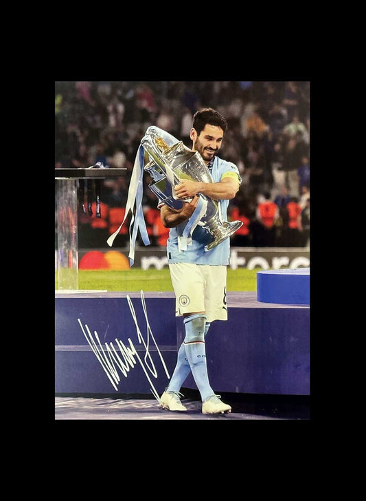 Ilkay Gundogan signed Champions League Winners Photo