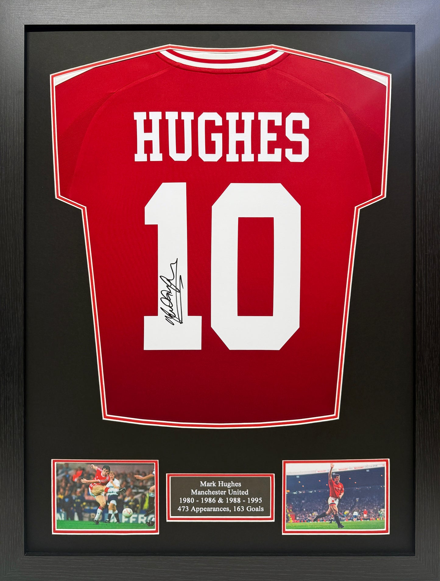 Mark Hughes Manchester United Shirt