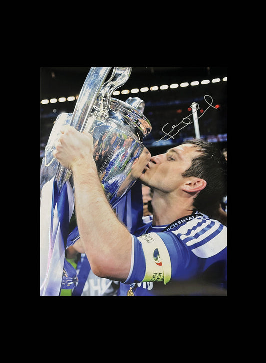 Frank Lampard Signed Chelsea Photo
