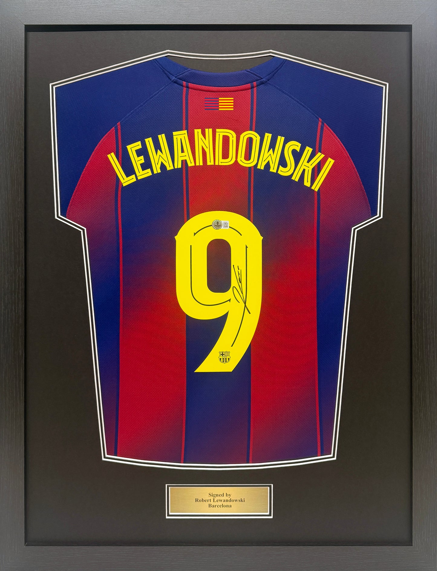 Robert Lewandowski Signed Barcelona Shirt