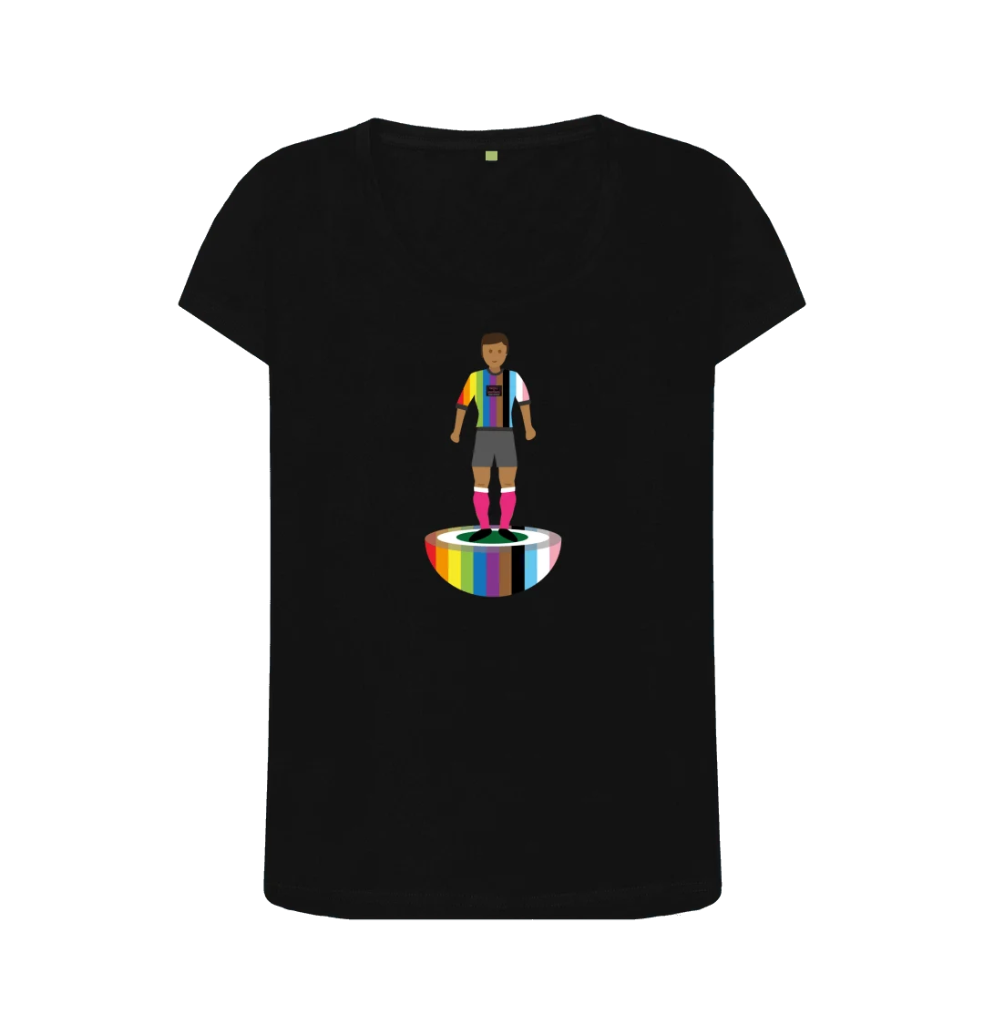 Rainbow Subbuteo-style t-shirt