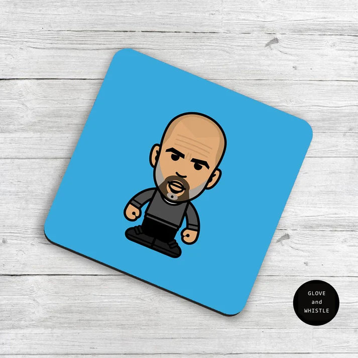 Pep Guardiola Man City Coaster