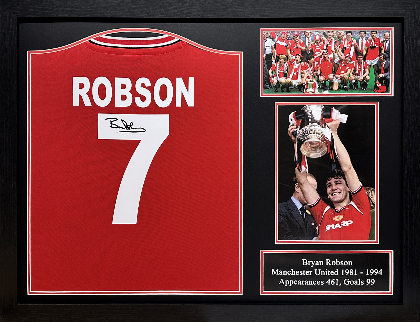 Bryan Robson 1985 Manchester United Shirt