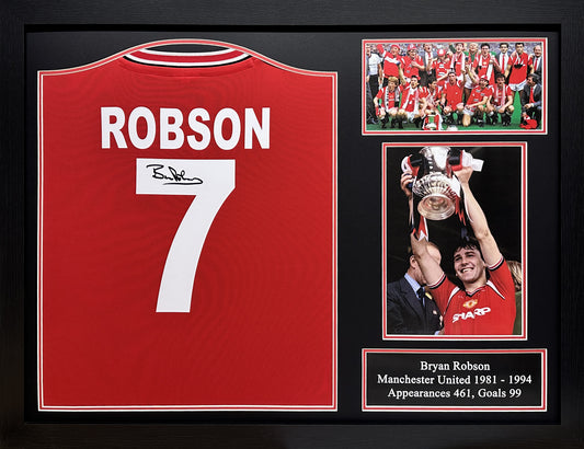 Bryan Robson 1985 Manchester United Shirt