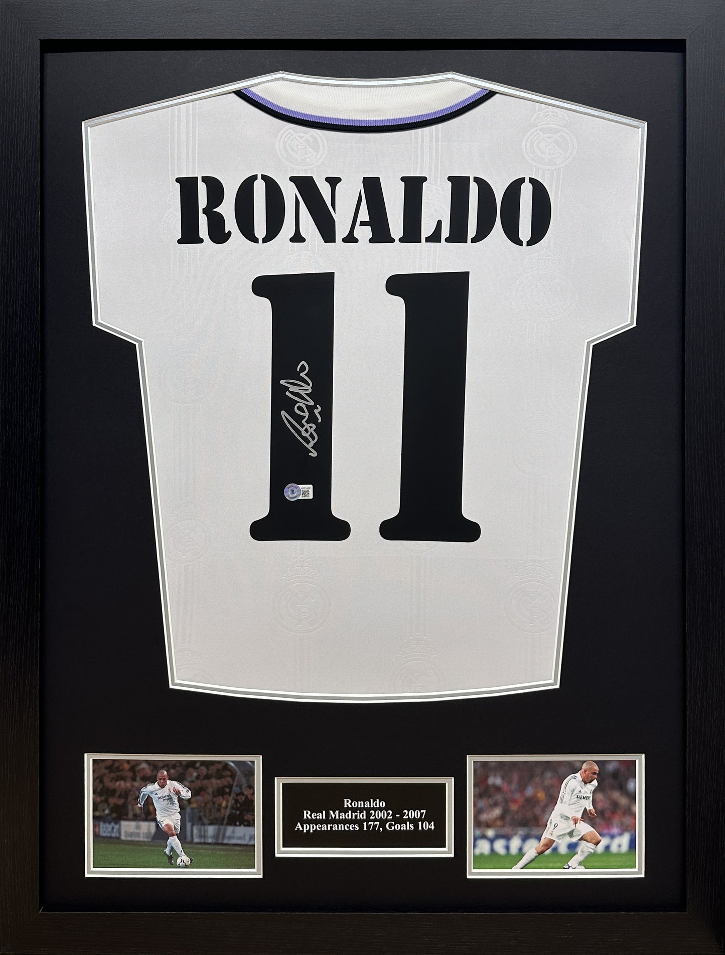 Ronaldo Nazario Signed Real Madrid Shirt